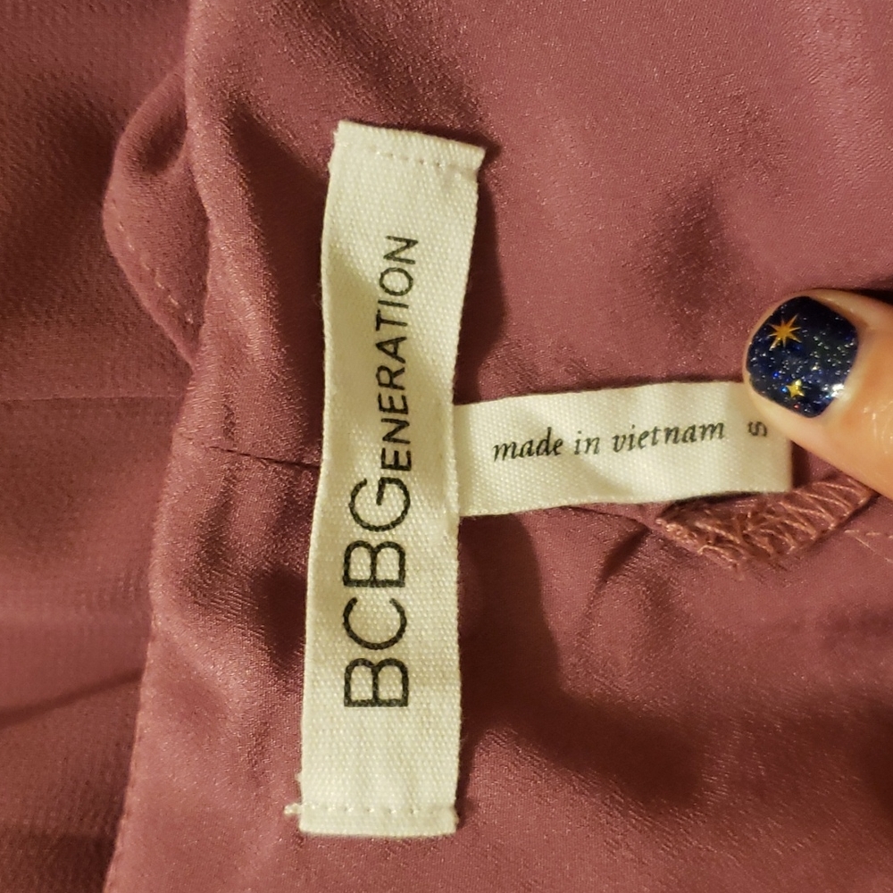 Euc Bcbgeneration Small Sleeveless Racerback Spag… - image 3